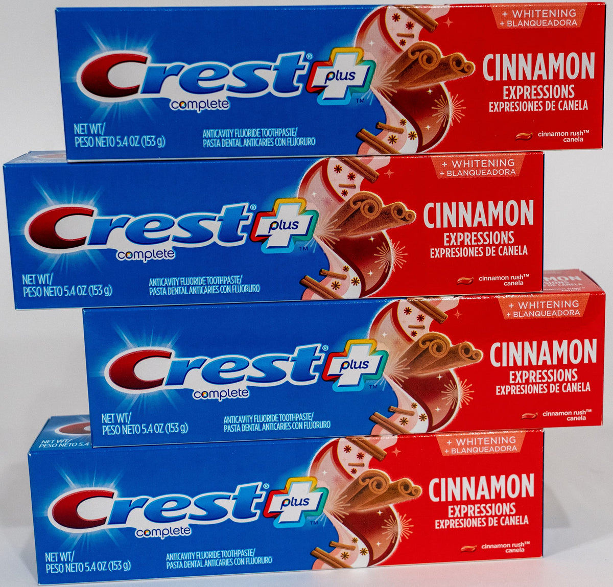 Crest tubo frontal mostrando diseño y beneficio blanqueador