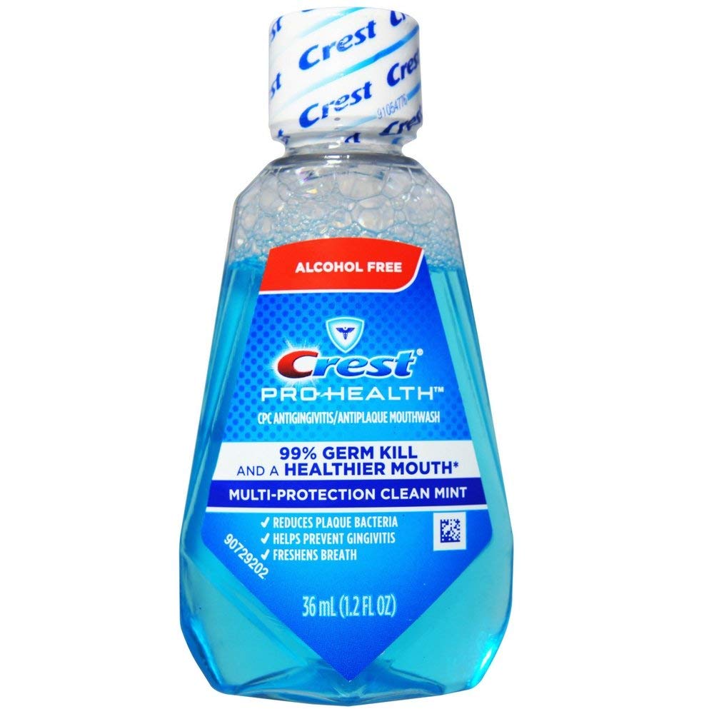 Crest detalle de etiqueta e ingredientes para información clara