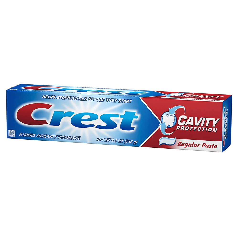 Crest pack de 5 envases que destaca ahorro y suministro continuo