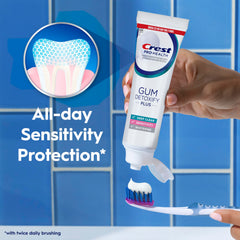Crest textura de la espuma activada que alcanza la línea gingival