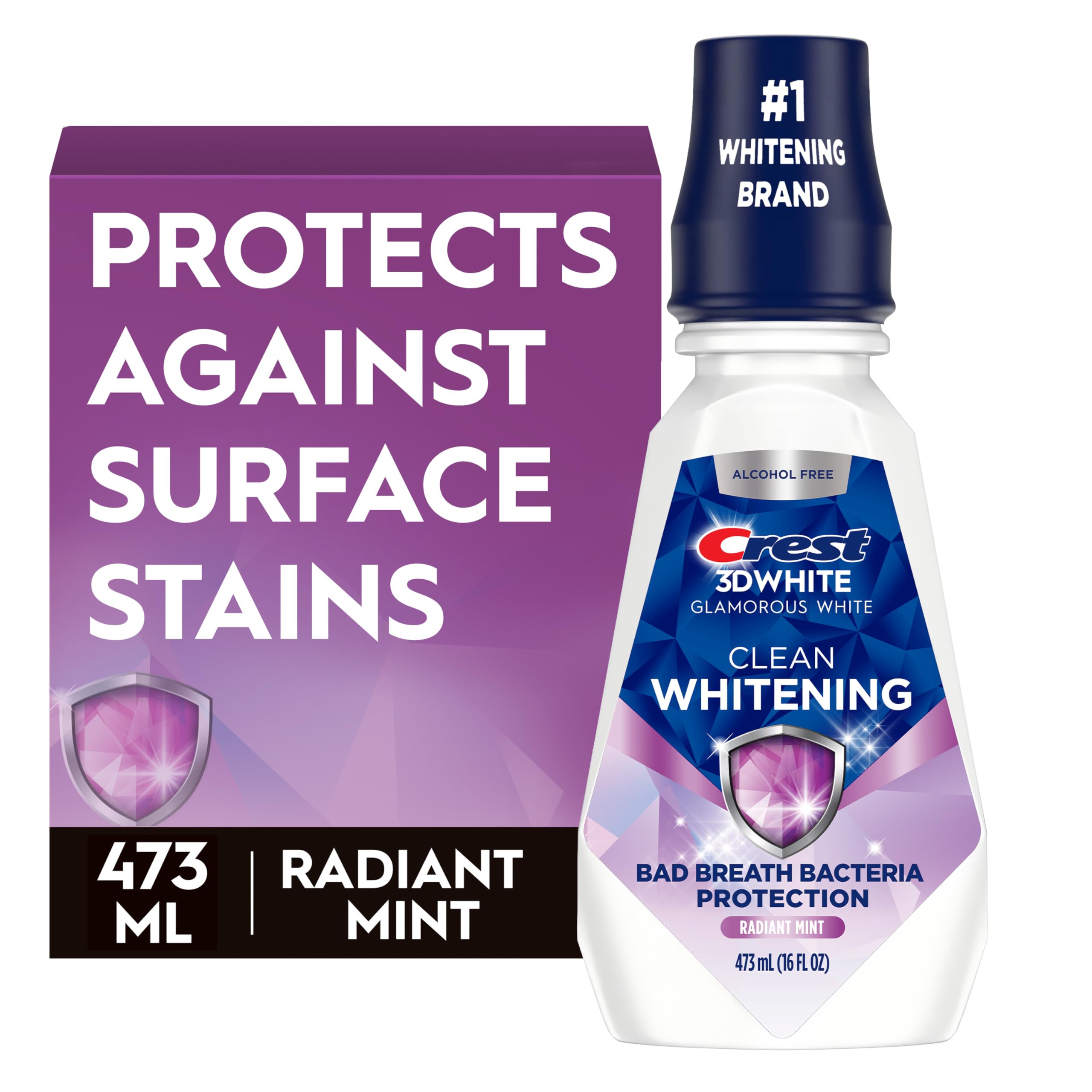 Crest frontal del pack de 4 mostrando tamaño y marca, confianza inmediata