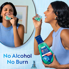 Crest botella abierta listo para enjuague con sabor Mild Mint refrescante