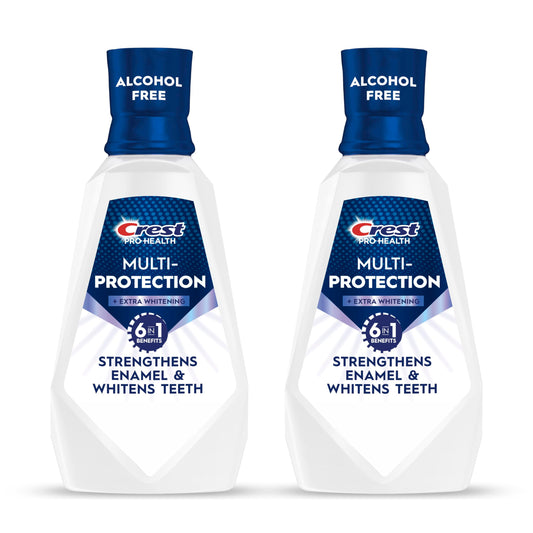 Crest Pro-Health vista frontal del envase 946mL que destaca sus 6 beneficios