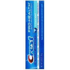 Crest Pro-Health tubo abierto aplicando pasta, uso fácil