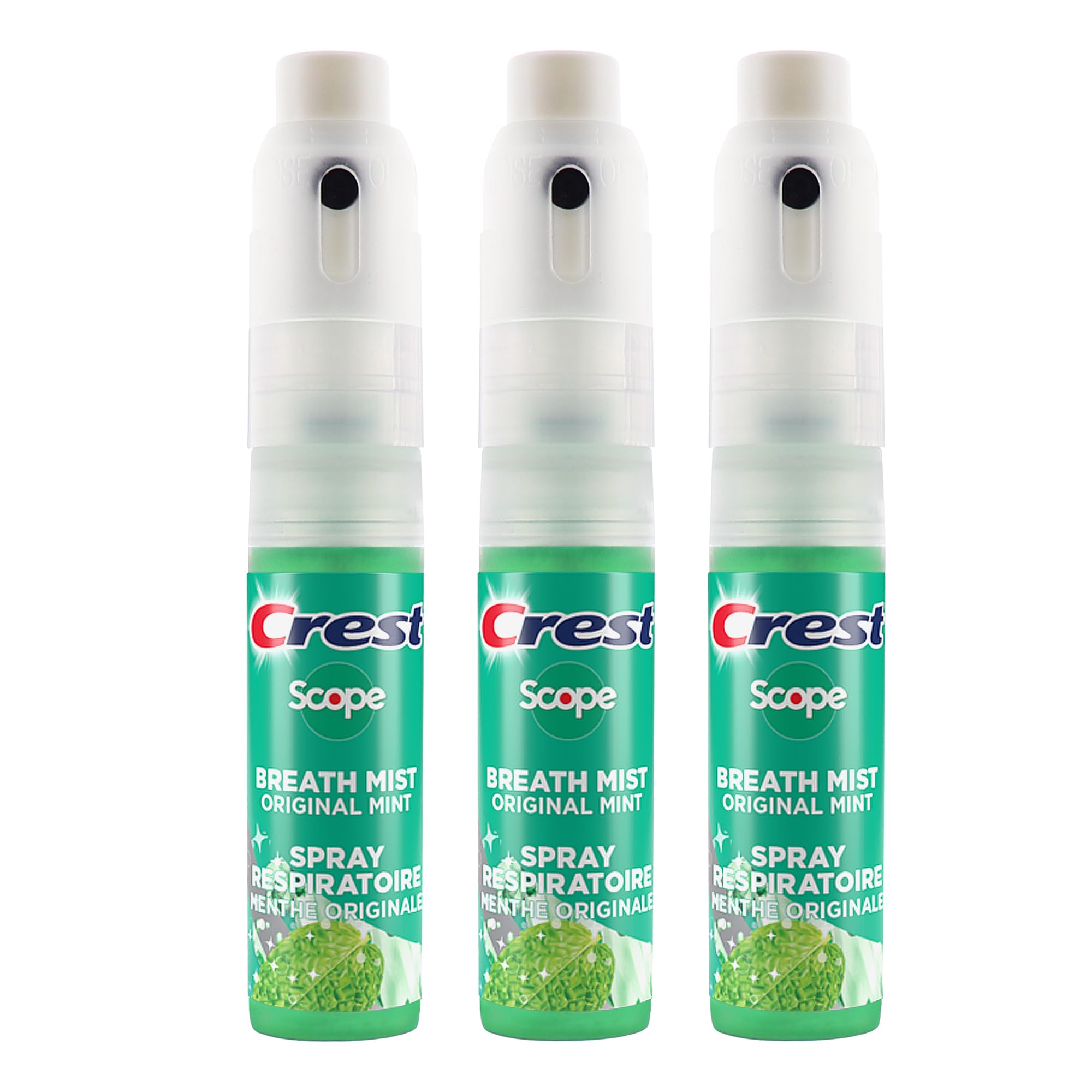 Crest Scope tapa giratoria y boquilla expuesta para uso seguro