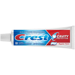 Crest pasta en cepillo lista para usar, mostrando facilidad de aplicación
