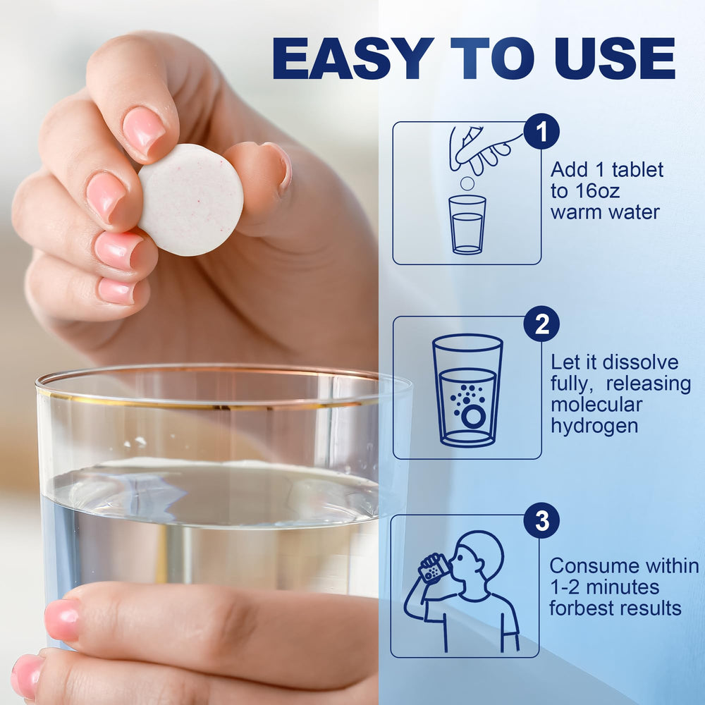 Crobirware botella con agua H2 lista para beber y recuperación rápida