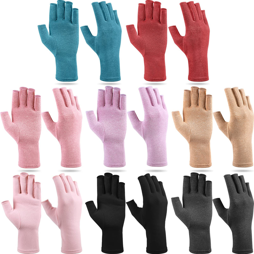 Crowye paquete frontal con 8 pares en colores, muestra variedad y repuestos