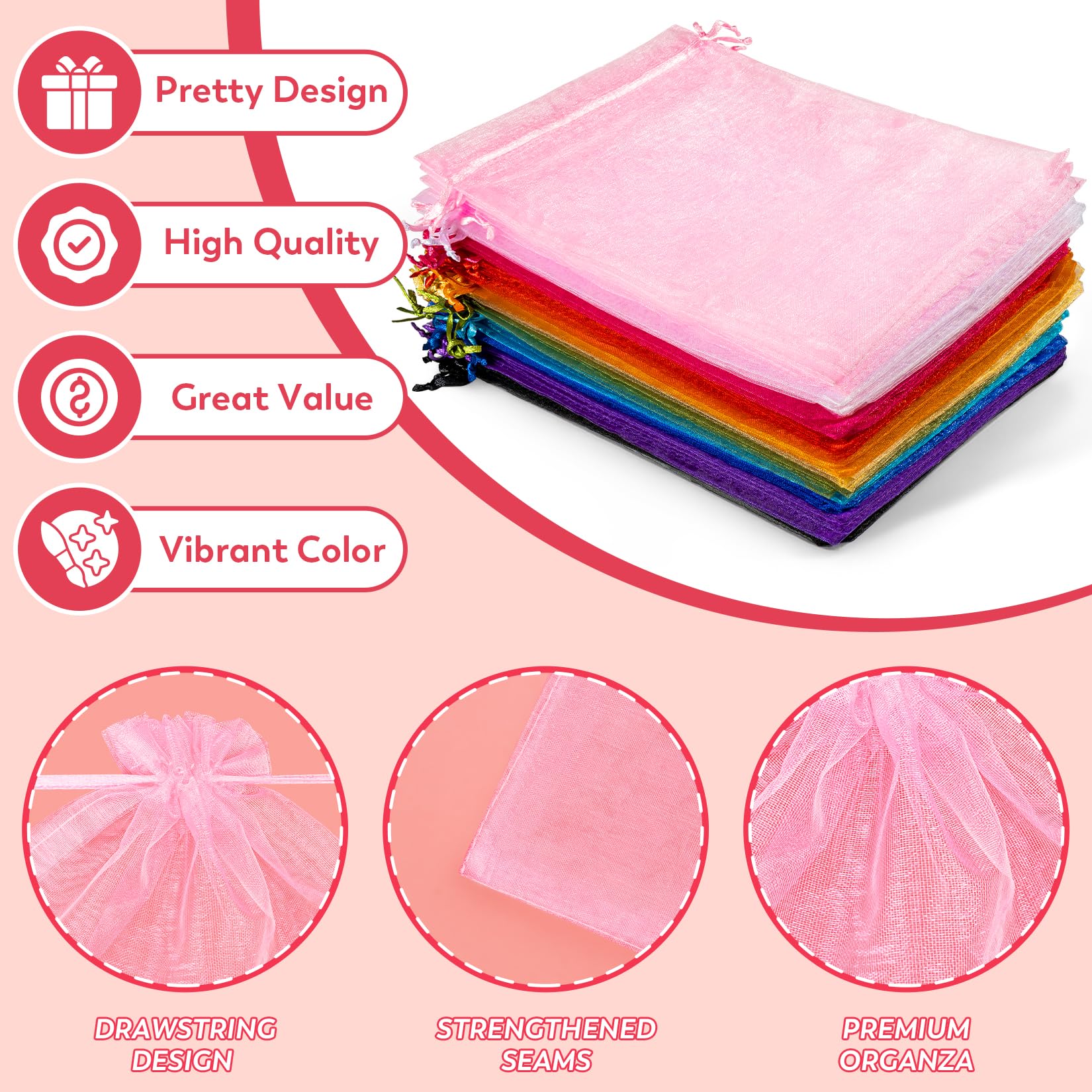 Crweety bolsas usadas en mesa de fiesta para detalles y regalos