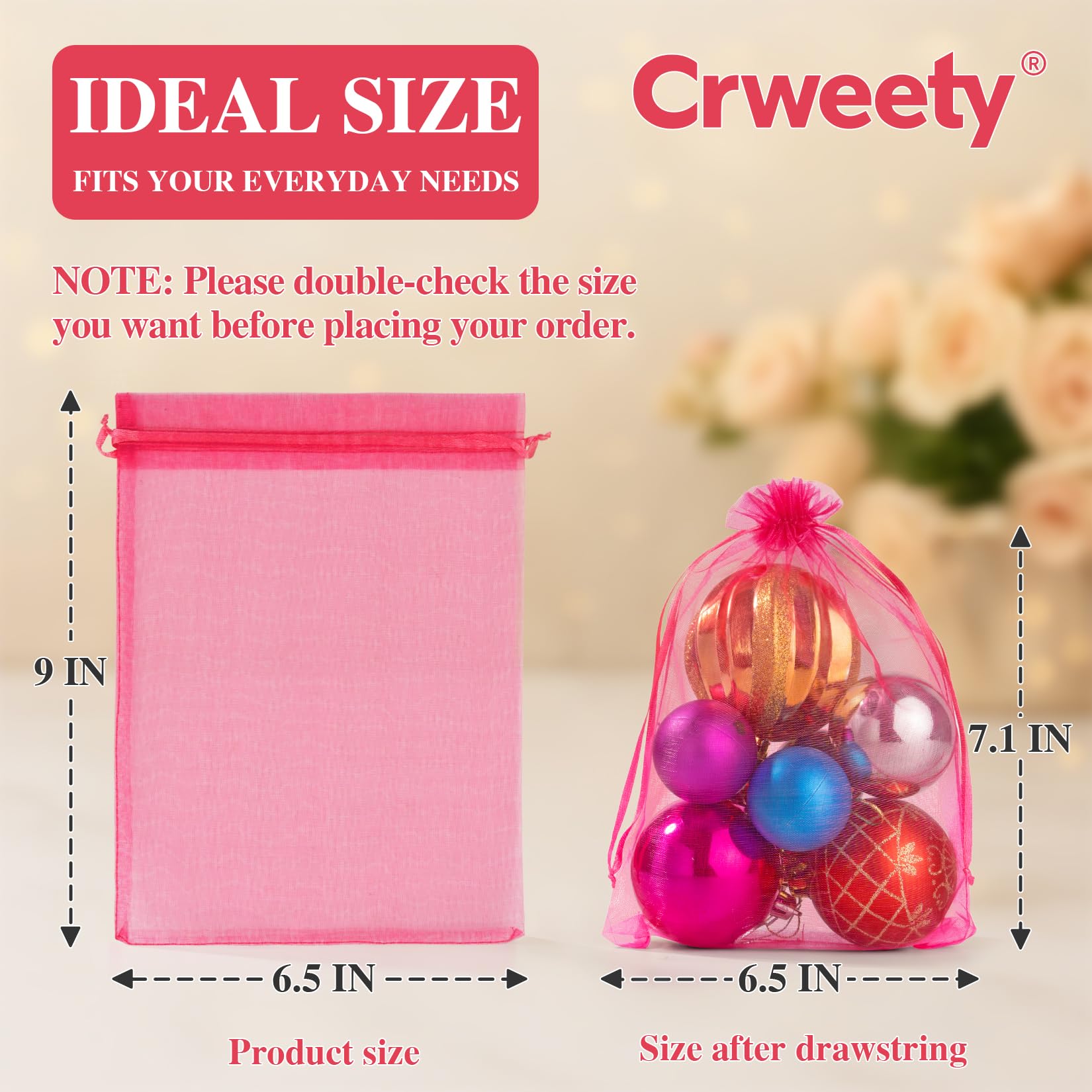 Crweety primer plano de la textura de organza, tacto sedoso y durabilidad