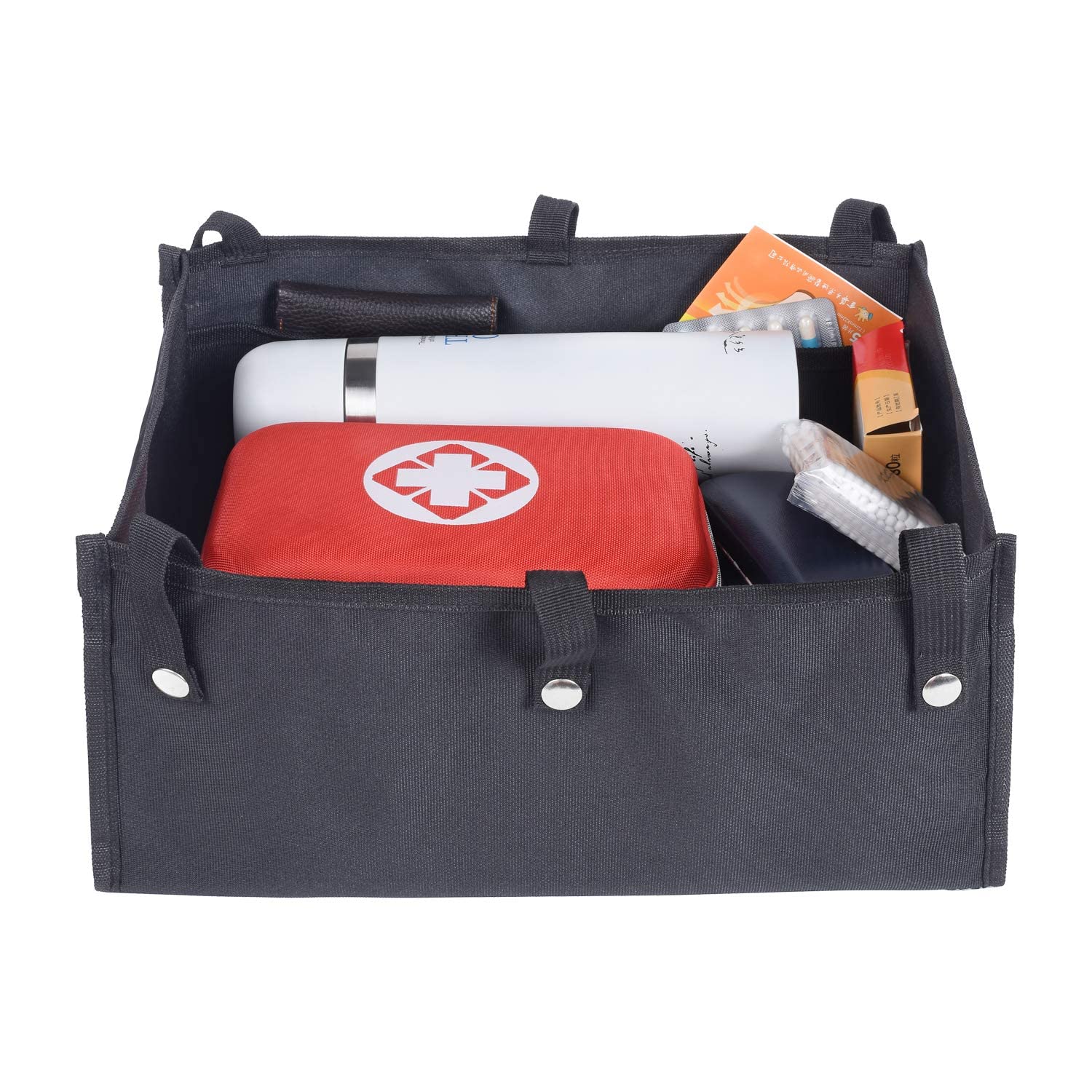 CTWWFS bolsa instalada bajo asiento de rollator, sujeta con correas para uso seguro