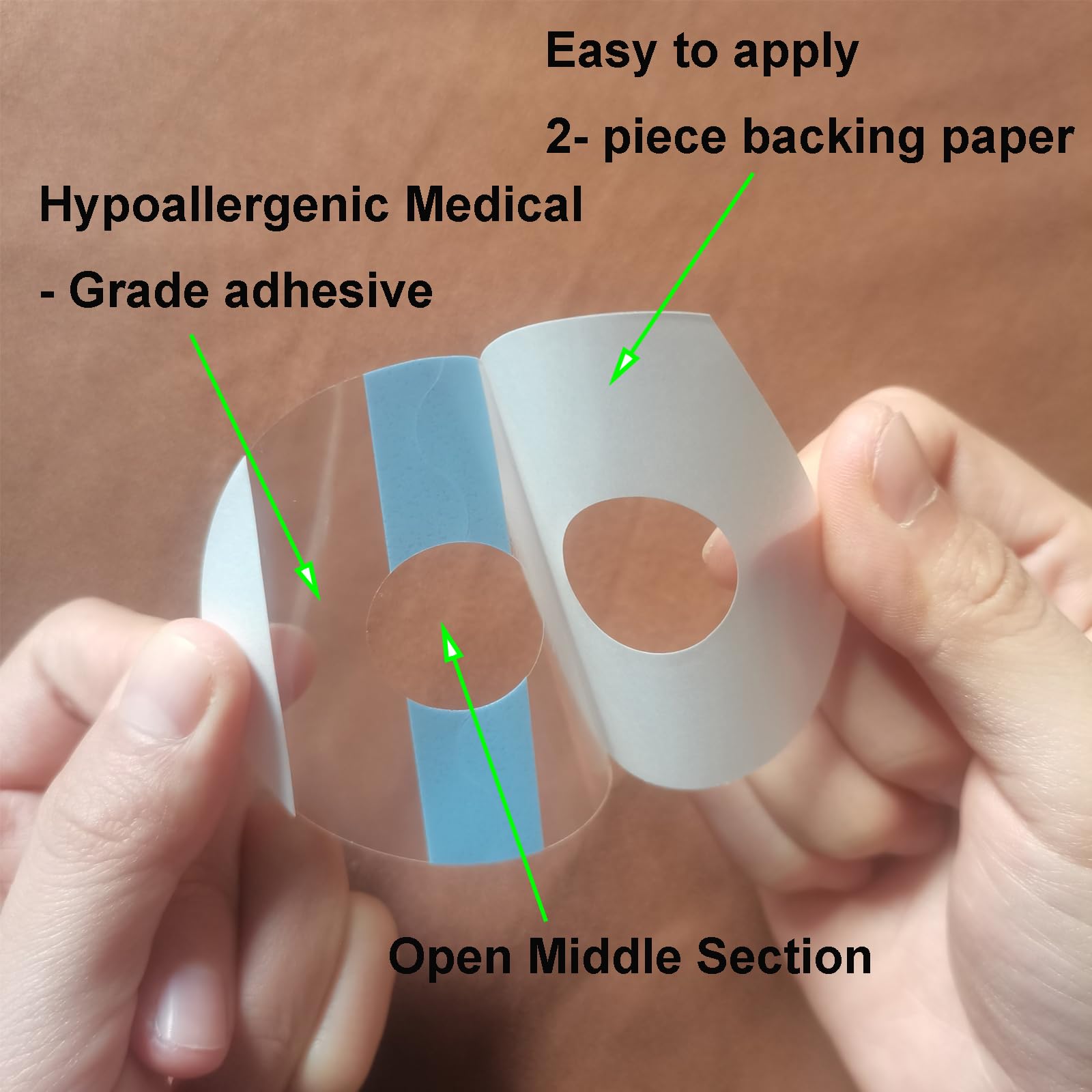 CUKICUKIGO aplicación en piel con sensor, sujeción segura durante actividad