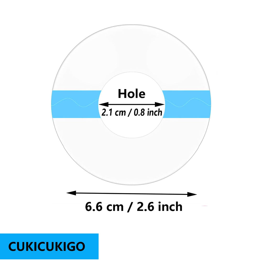 CUKICUKIGO comparación de tamaño del parche, ajuste preciso y discreto