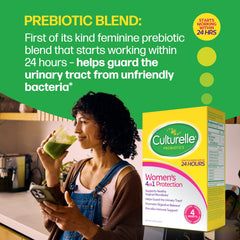 Culturelle caja abierta con 50 cápsulas enfatizando duración del envase
