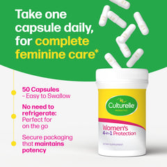 Culturelle cápsulas dentro de la tapa para visualizar cantidad