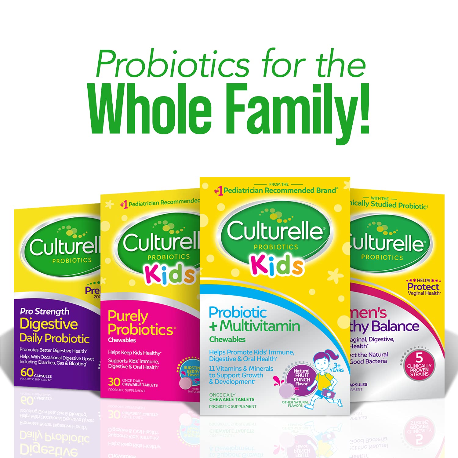 Culturelle primer plano sabor fruit punch en tableta, atractiva alternativa sin azúcar