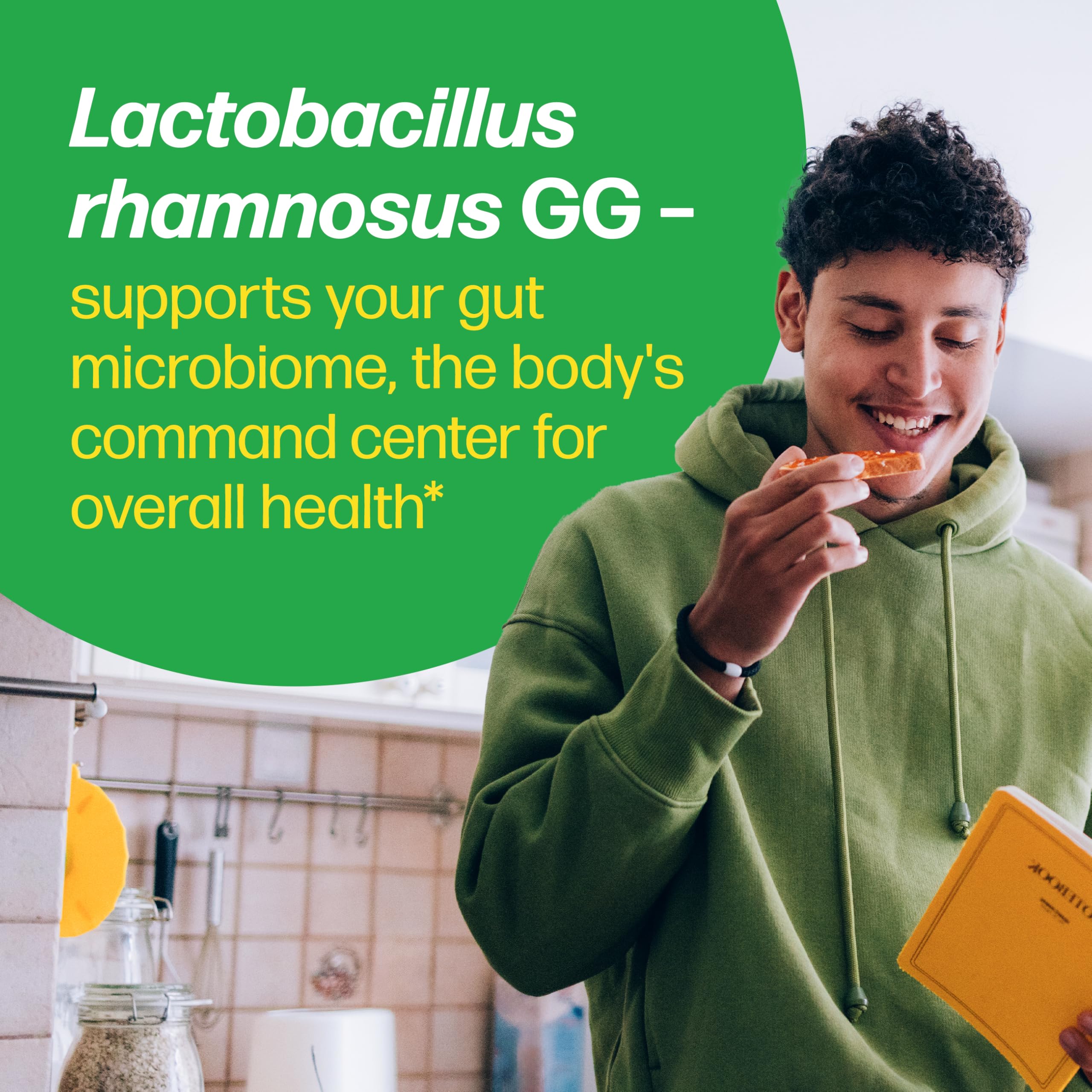 Culturelle listado de ingredientes SlimBiotics mostrando combinación probiótica