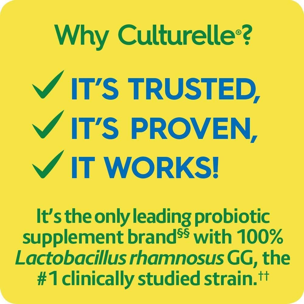 Culturelle etiqueta con información de LGG y beneficios científicos