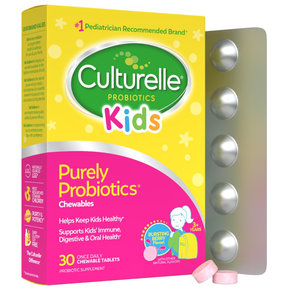 Culturelle frontal del envase mostrando 30 tabletas y beneficios