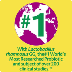 Culturelle etiqueta de ingredientes destacando LGG y omega-3 concentrados