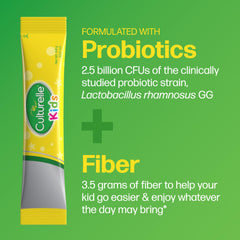 Sobres Culturelle mezclados en yogur, administración simple y discreta para niños