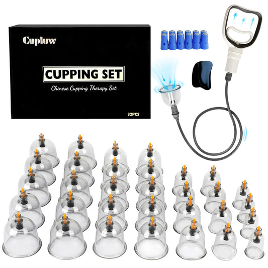 Cupluw frontal del paquete que muestra todas las piezas y beneficios