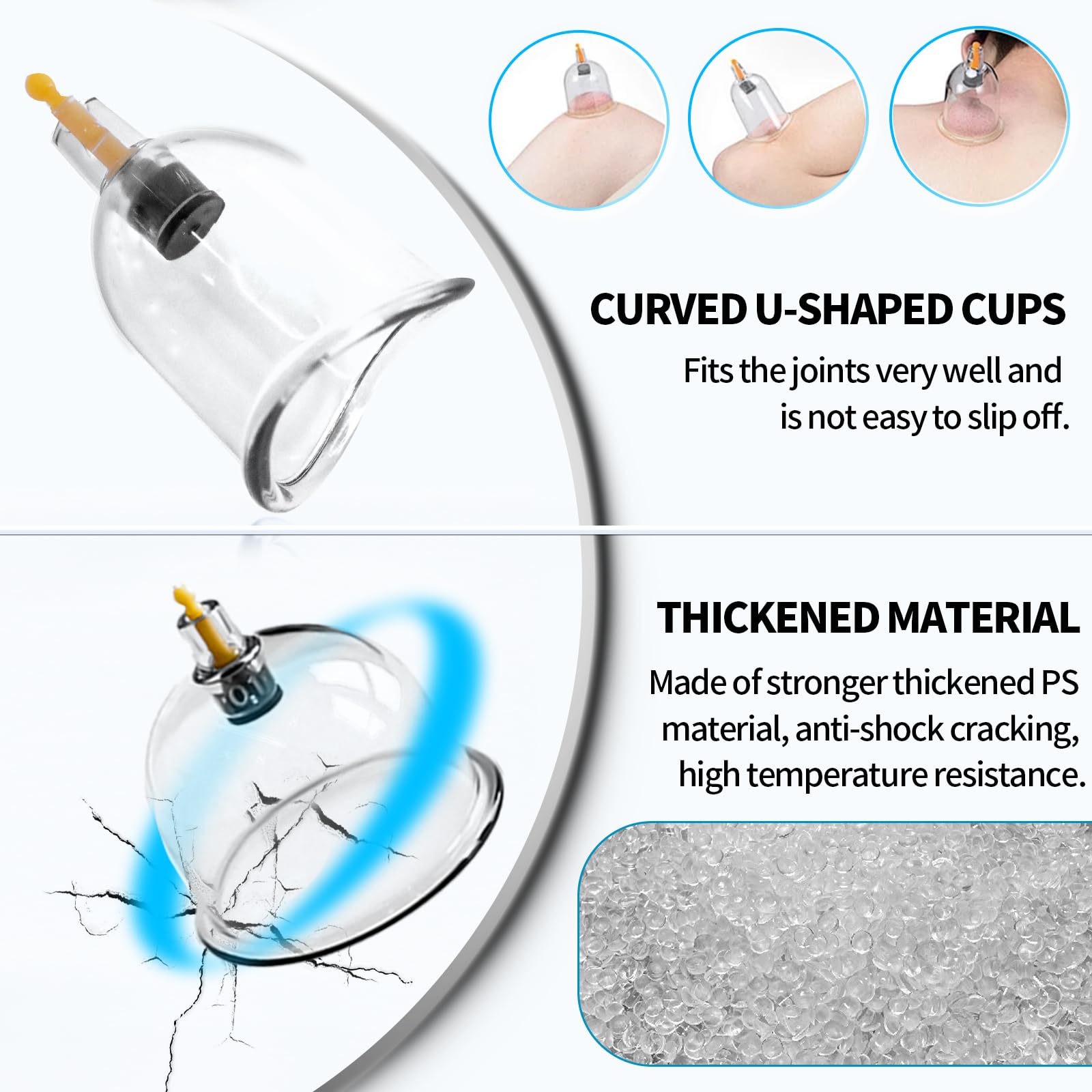 Cupluw imanes y gua sha juntos como accesorios para complementar la sesión