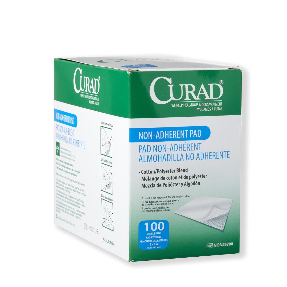 Curad almohadilla recortada a medida que adapta la forma con facilidad