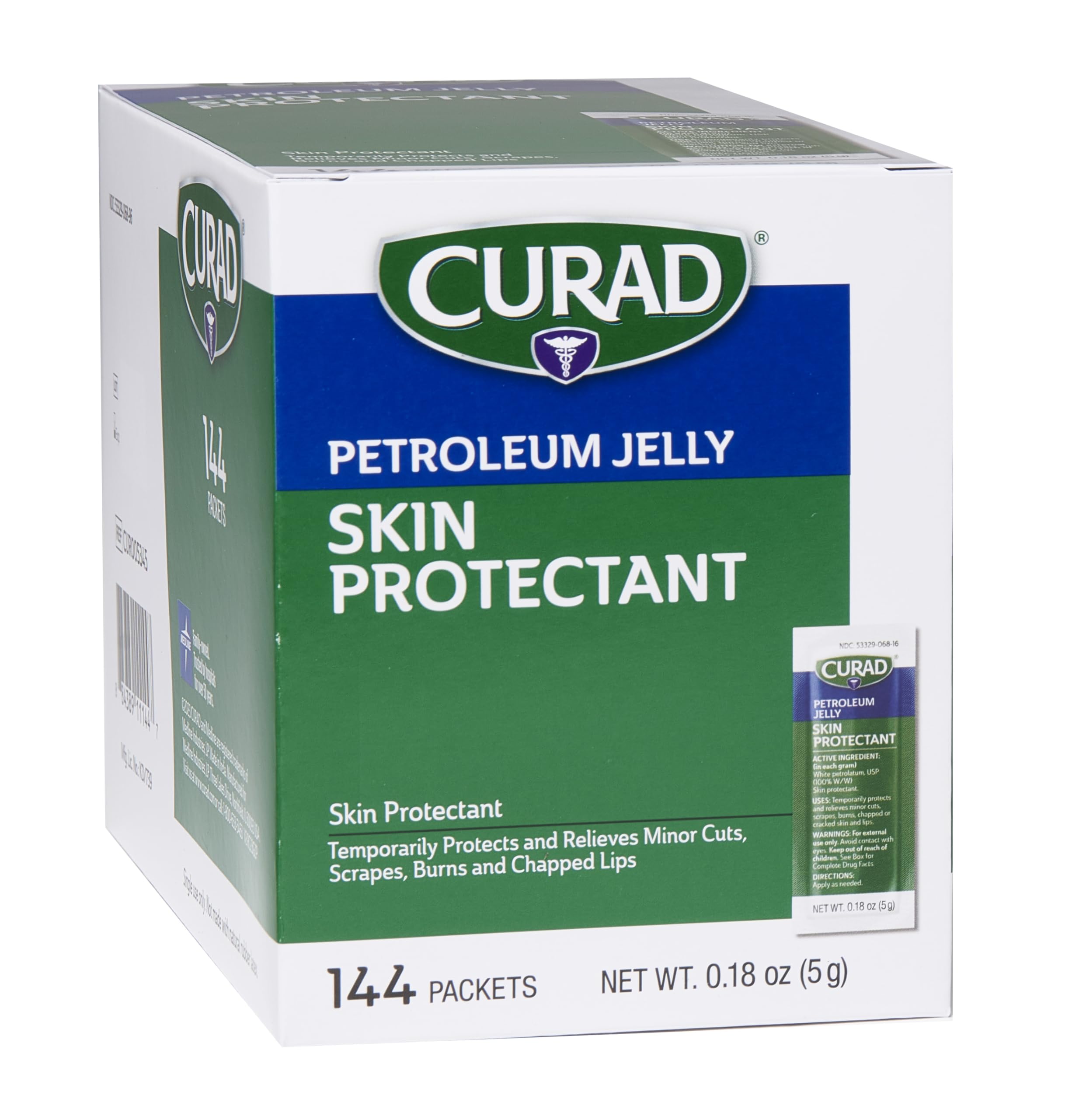 Curad aplicación en labios portátil para alivio inmediato