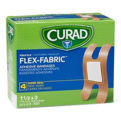 Curad frente de caja de 100 vendajes para nudillos, protección práctica