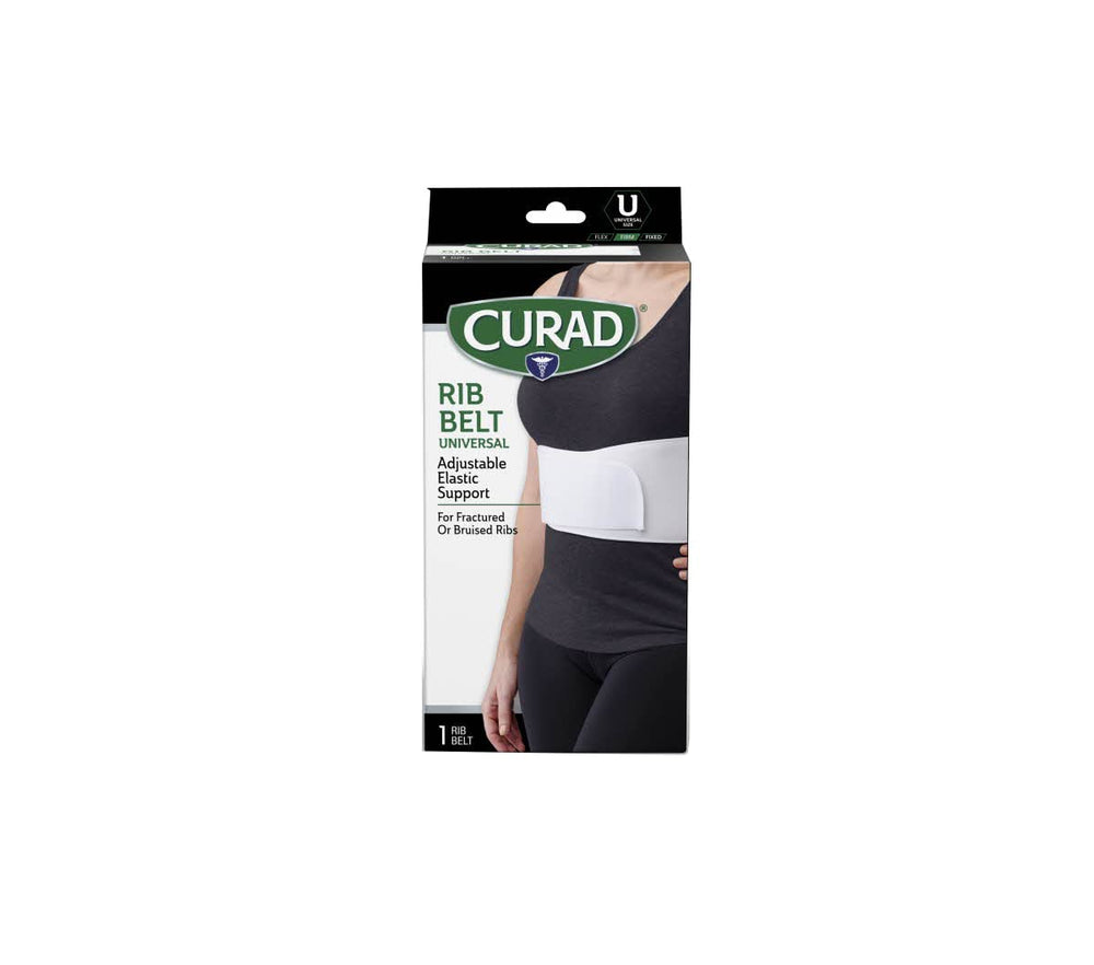 Curad vista frontal del empaque mostrando soporte y ajuste