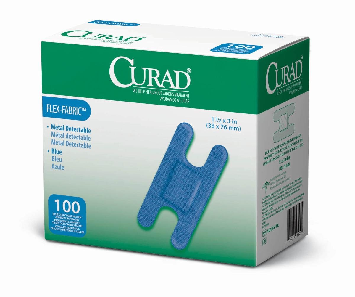 Curad vendaje knuckle azul empaque frontal muestra cantidad y tamaño