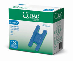 Curad vendaje knuckle azul empaque frontal muestra cantidad y tamaño