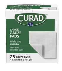 Curad Pro-Gauze paquete frontal mostrando tamaño y conteo