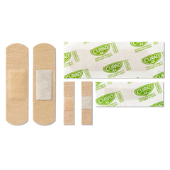 Curad Quickstop detalle de almohadilla no adherente con textura, evita dolor al retirar