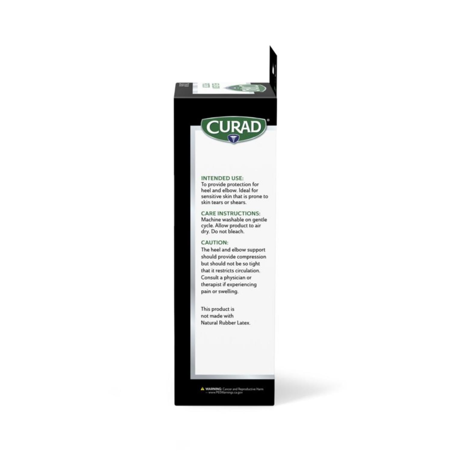 Curad protector en talón mostrando colocación fácil y protección
