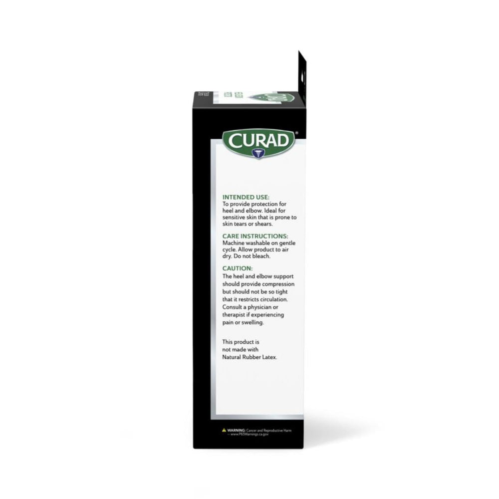 Curad protector en talón mostrando colocación fácil y protección