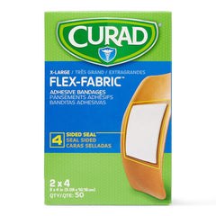 Curad vendaje X-Large embalaje frontal muestra protección amplia