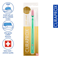 Curaprox cabezal compacto CS12460 en detalle, precisión en la línea gingival