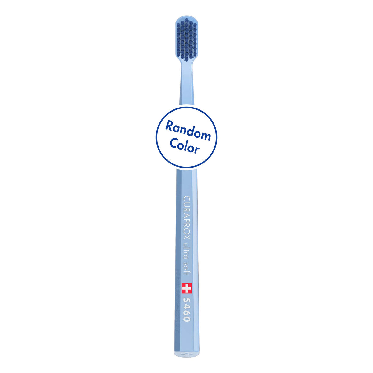 Curaprox cepillo frontal mostrando cabezal compacto y suavidad, limpieza precisa