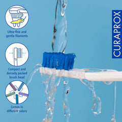 Curaprox CS 5460 cepillo en mano demostrando control y comodidad