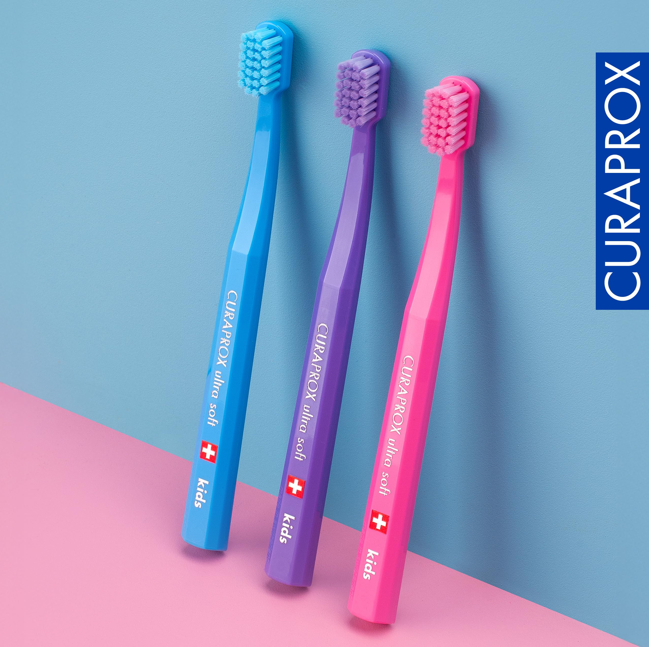 Curaprox blister sellado que protege los cepillos hasta su uso y mantiene higiene