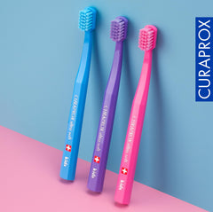 Curaprox blister sellado que protege los cepillos hasta su uso y mantiene higiene