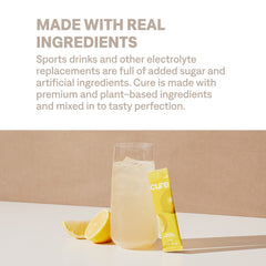Cure Hydration caja con 14 sobres ideal para llevar y dosificar
