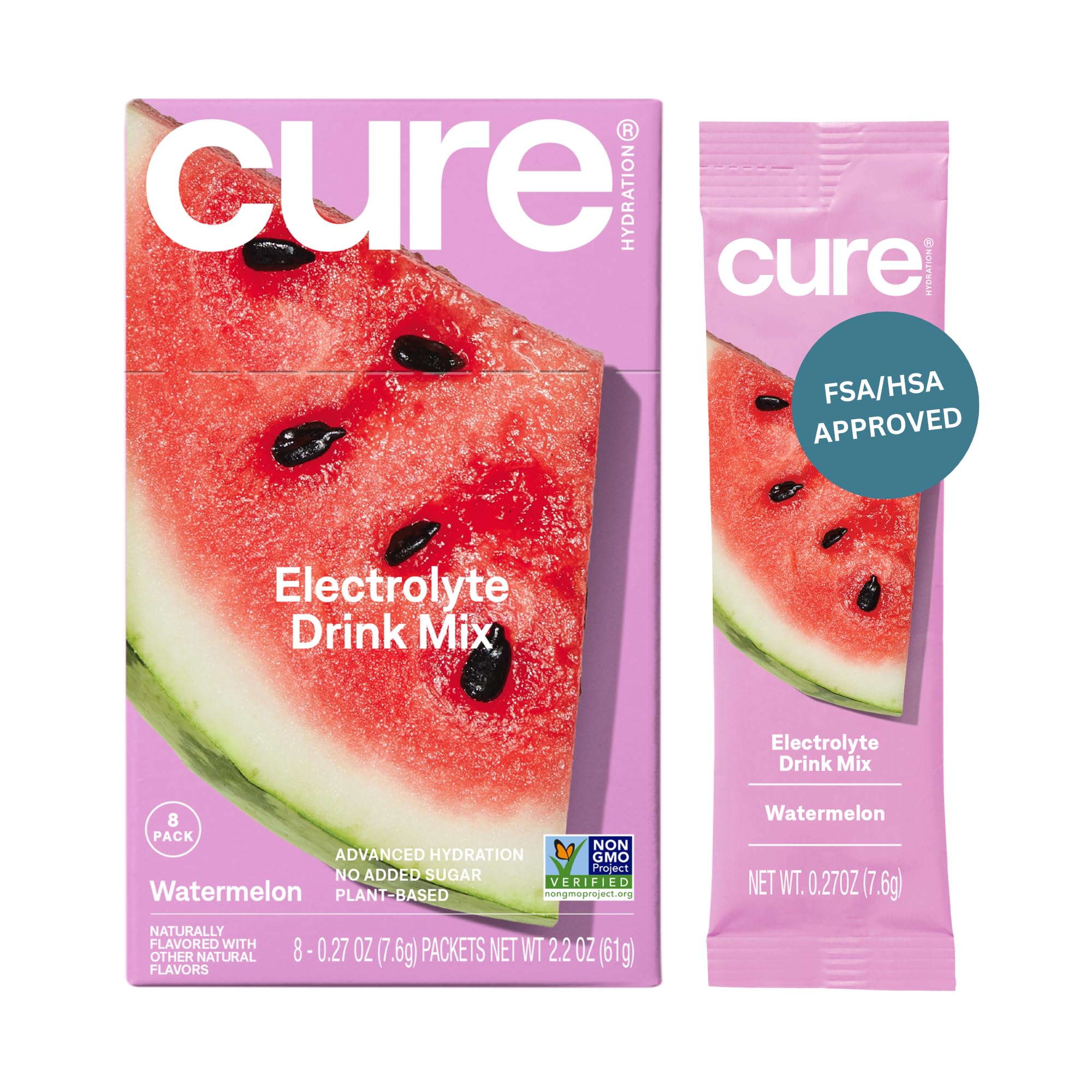 Cure Hydration sobre frente mostrando diseño y beneficio de rehidratación rápida