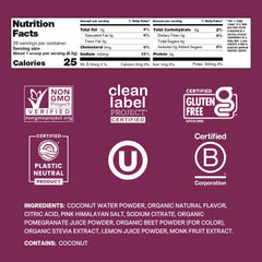 Cure Hydration sobre individual listo para mezclar y llevar