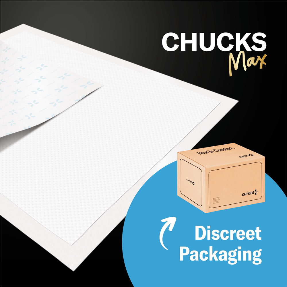 Curera Chucks® MAX dos bolsas de 10 unidades empaques listos para uso