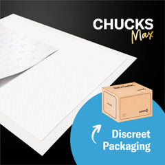 Curera Chucks® MAX dos bolsas de 10 unidades empaques listos para uso