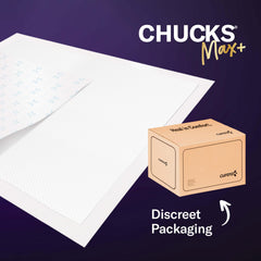 Curera Chucks MAX+ bolsa con 10 unidades lista para uso