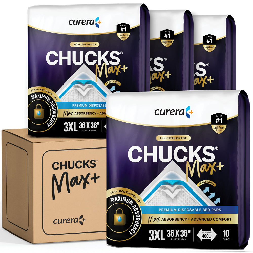 Curera Chucks MAX+ etiqueta y especificaciones; información clara del producto